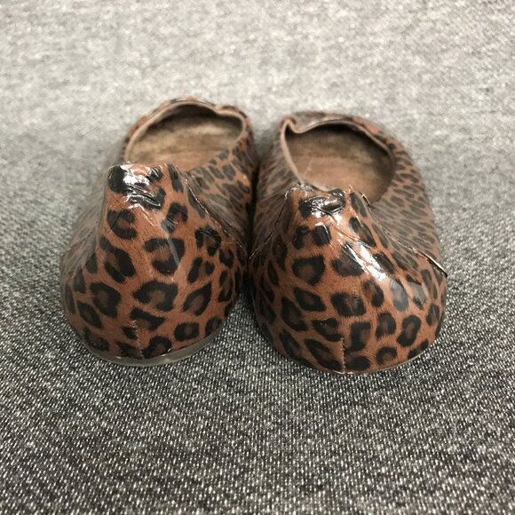 BOC Born Concept Leopard Print Slip On Ballet Flats Brown / Black Women’s Size 9 - Picture 8 of 11